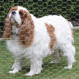 PEAK 50 ft. L x 48 in. H Galvanized Steel Hexagonal Wire Netting with 1 in. x 1 in. Mesh Size Garden Fence