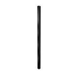 Peak Products Modular Fencing 94 in. H Matte Black Aluminum In-Ground Post for A 6 ft. H Outdoor Privacy Fence System