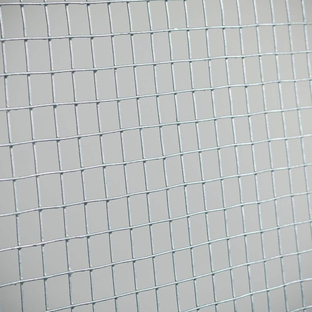 PEAK 5 ft. L x 24 in. H Galvanized Steel Welded Hardware Mesh with 1/2 in. x 1/2 in. Mesh Size Garden Fence