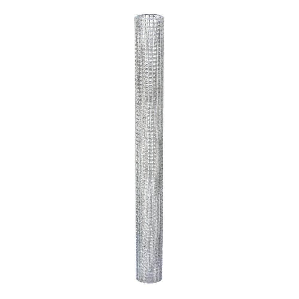 PEAK 5 ft. L x 36 in. H Galvanized Steel Welded Hardware Mesh with 1/2 in. x 1/2 in. Mesh Size Garden Fence