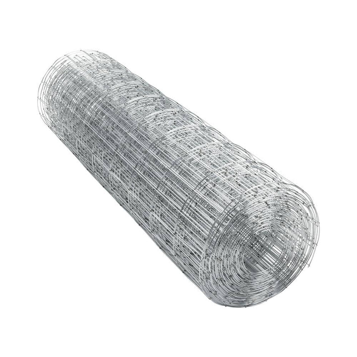 PEAK 36 in. H x 50 ft. L Galvanized Steel Welded Utility Fence with 4 in. x 2 in. Mesh Size Garden Fence