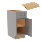 Home Decorators Collection Grayson Pearl Gray Base Kitchen Cabinet