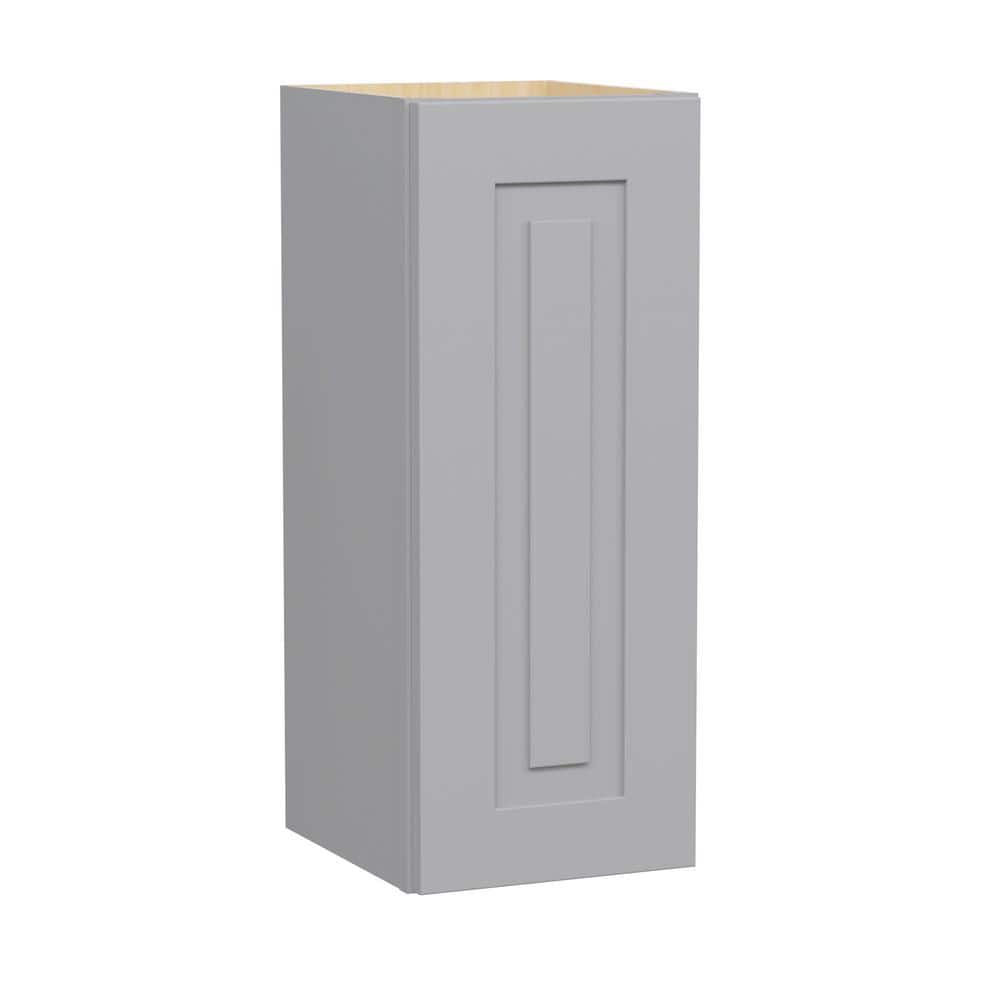 Home Decorators Collection Grayson Pearl Gray Wall Kitchen Cabinet with Soft Close