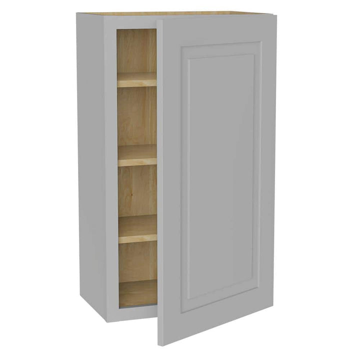 Home Decorators Collection Grayson 15 in. W x 12 in. D x 36 in. H Assembled Plywood Wall Kitchen Cabinet in Pearl Gray with Soft Close