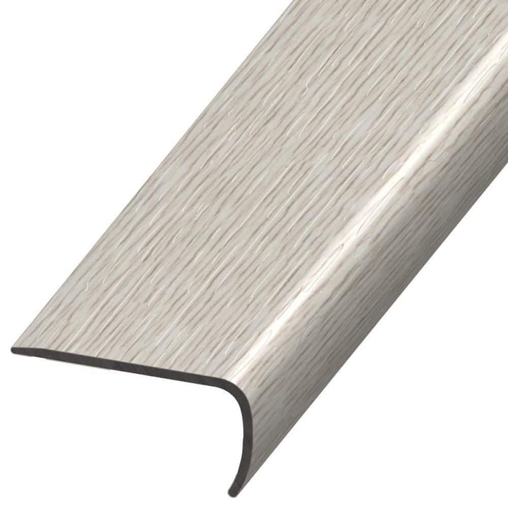 DuraDecor Liz Marie's Modern Maven Pebble Beach 1 in. T x 2 in. W x 94 in. L Stair Nose Molding