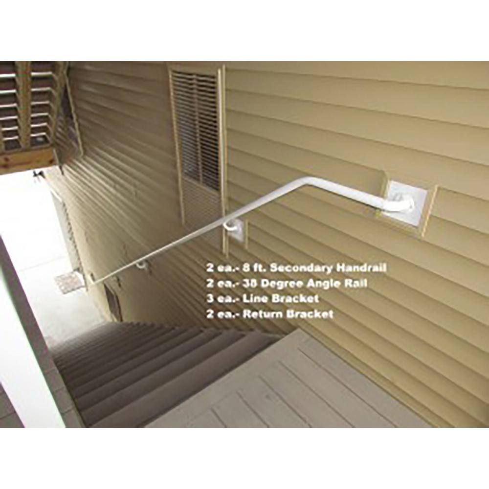 Pegatha Secondary Handrail 90-Degree Elbow Brown 4" x 3"
