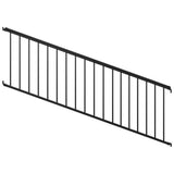 Pegatha Plus 8 ft. x 36 in. Black Fine Textured Aluminum Stair Rail Kit