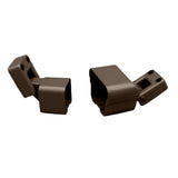 Pegatha Plus Brown Aluminum Textured Stair Bracket Kit (Top and Bottom Bracket with Necessary Screws)