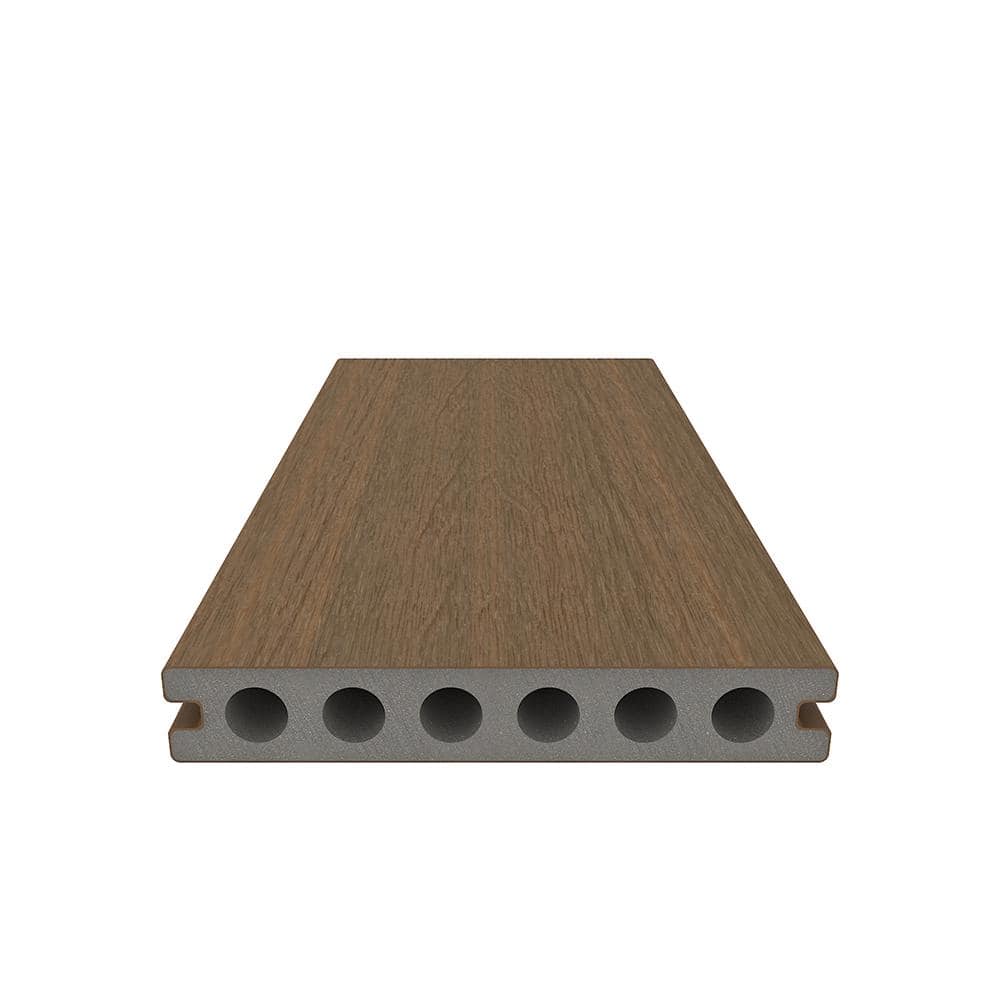 NewTechWood UltraShield Naturale Voyager Peruvian Teak Composite Decking Boards (10-Pack)