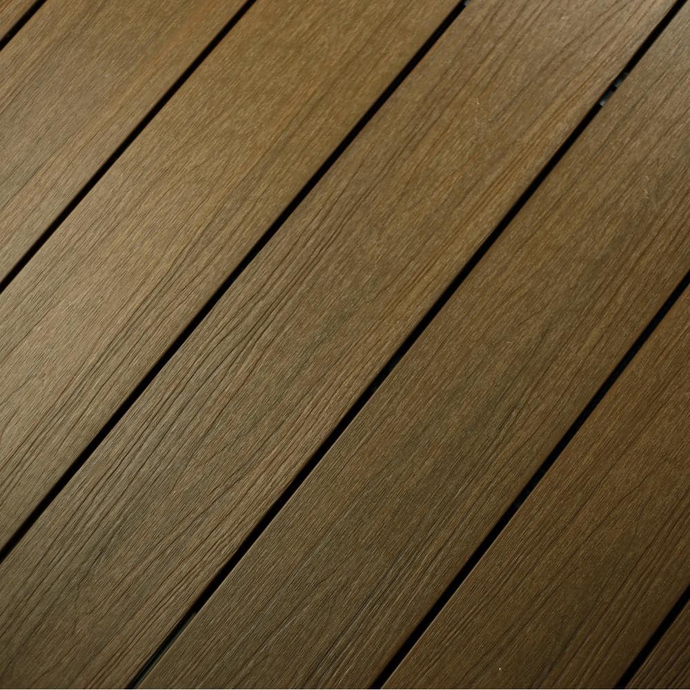 NewTechWood UltraShield Naturale Voyager Peruvian Teak Composite Decking Boards (10-Pack)