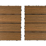 NewTechWood UltraShield Naturale 2 ft. x 1 ft. Quick Deck Outdoor Composite Deck Tile in Peruvian Teak (20 sq. ft. Per Box)