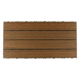 NewTechWood UltraShield Naturale 2 ft. x 1 ft. Quick Deck Outdoor Composite Deck Tile in Peruvian Teak (20 sq. ft. Per Box)