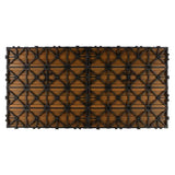NewTechWood UltraShield Naturale 2 ft. x 1 ft. Quick Deck Outdoor Composite Deck Tile in Peruvian Teak (20 sq. ft. Per Box)