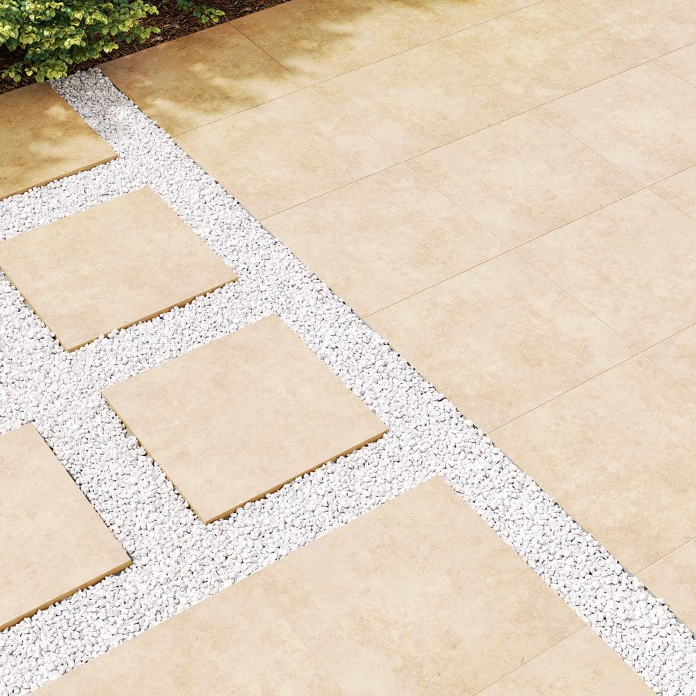 MSI Petra Beige 24 in. x 24 in. Porcelain Paver Floor Tile (8 sq. ft./Case)