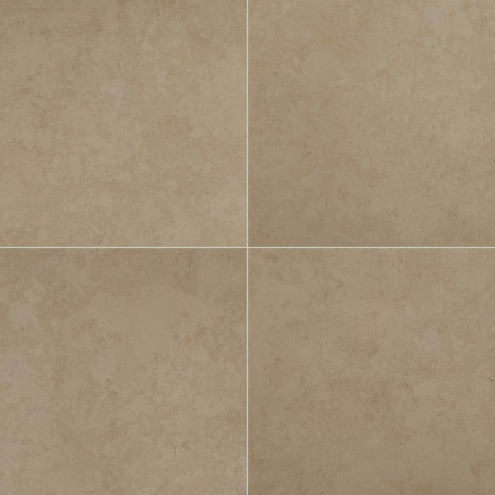 MSI Petra Beige 24 in. x 24 in. Square Matte Porcelain Paver Tile (14 pieces / 56 sq. ft. / pallet)