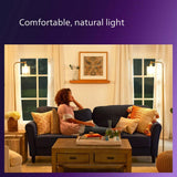 Philips 40-Watt Equivalent G16.5 Dimmable Medium Base LED Light Bulb with Warm Glow, Soft White (2-Pack)