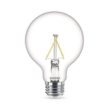 Philips 40-Watt Equivalent Daylight G25 Dimmable LED Light Bulb (2-Pack)