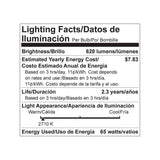 Philips 65-Watt BR30 Incandescent DuraMax Dimmable Flood Light Bulb (3-Pack)