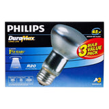 Philips DuraMax 45-Watt Incandescent R20 Dimmable Flood/Spot Light Bulb (3-Pack)