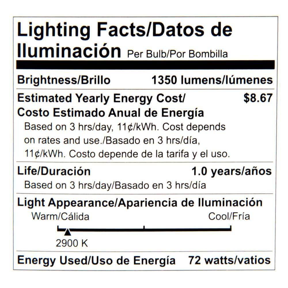 Philips 72-Watt Equivalent Halogen PAR38 Indoor/Outdoor Spotlight Bulb
