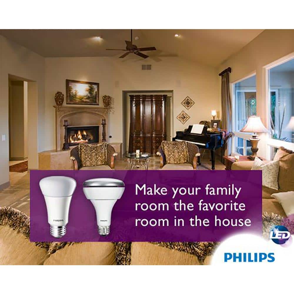 Philips 75-Watt Equivalent PAR30S Halogen Indoor/Outdoor Dimmable Flood Light Bulb (6-Pack)