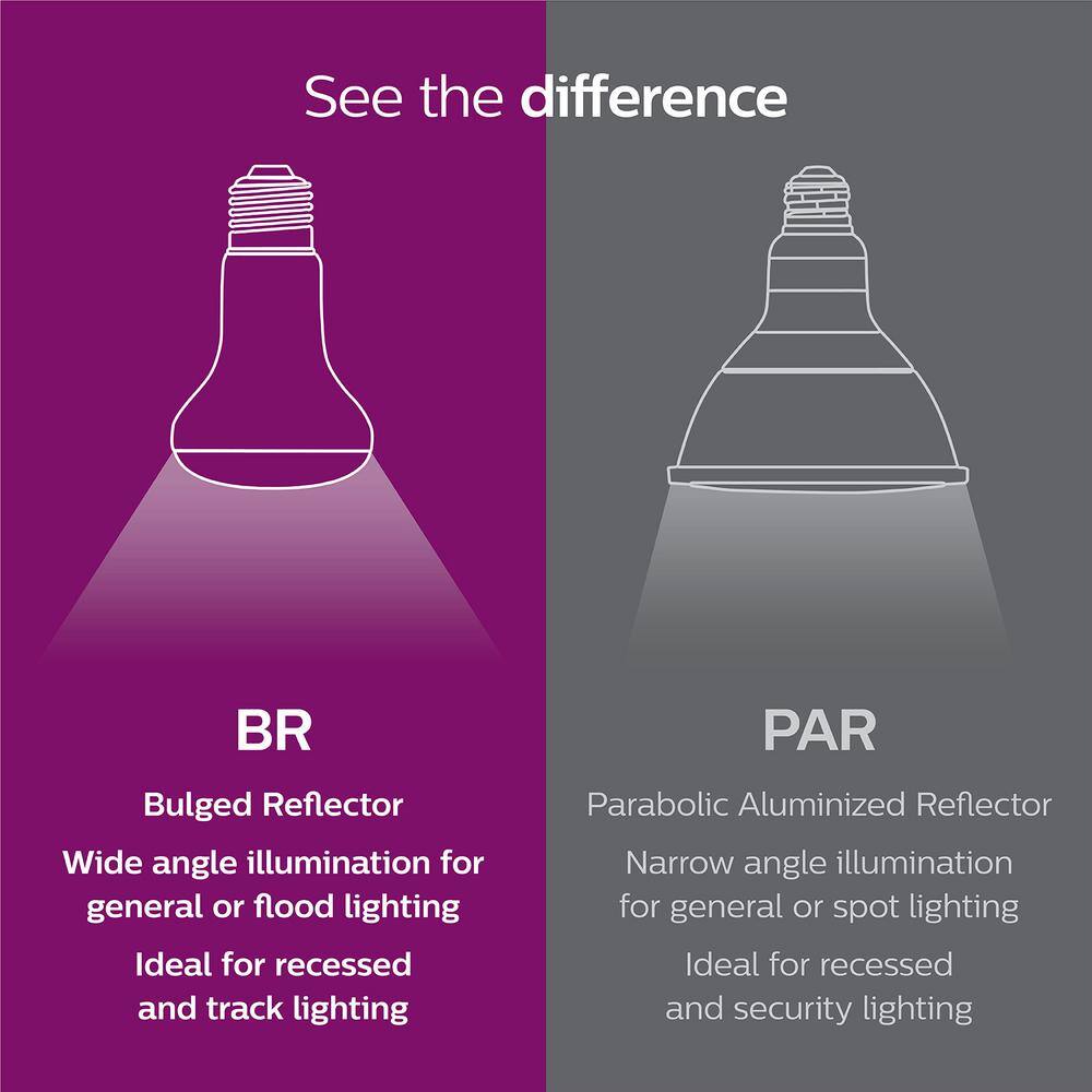 Philips 75-Watt Equivalent Halogen PAR30 Dimmable Flood Light Bulb (2-Pack)