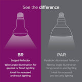 Philips 75-Watt Equivalent Halogen PAR30 Dimmable Flood Light Bulb (2-Pack)