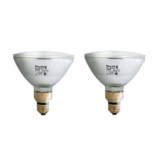 Philips 90-Watt PAR38 Halogen Indoor/Outdoor Flood Light Bulb (2-Pack)