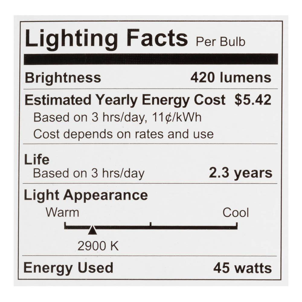 Philips 45-Watt Equivalent PAR16 Halogen Dimmable Flood Light Bulb, Medium E26 Base, 420 Lumens