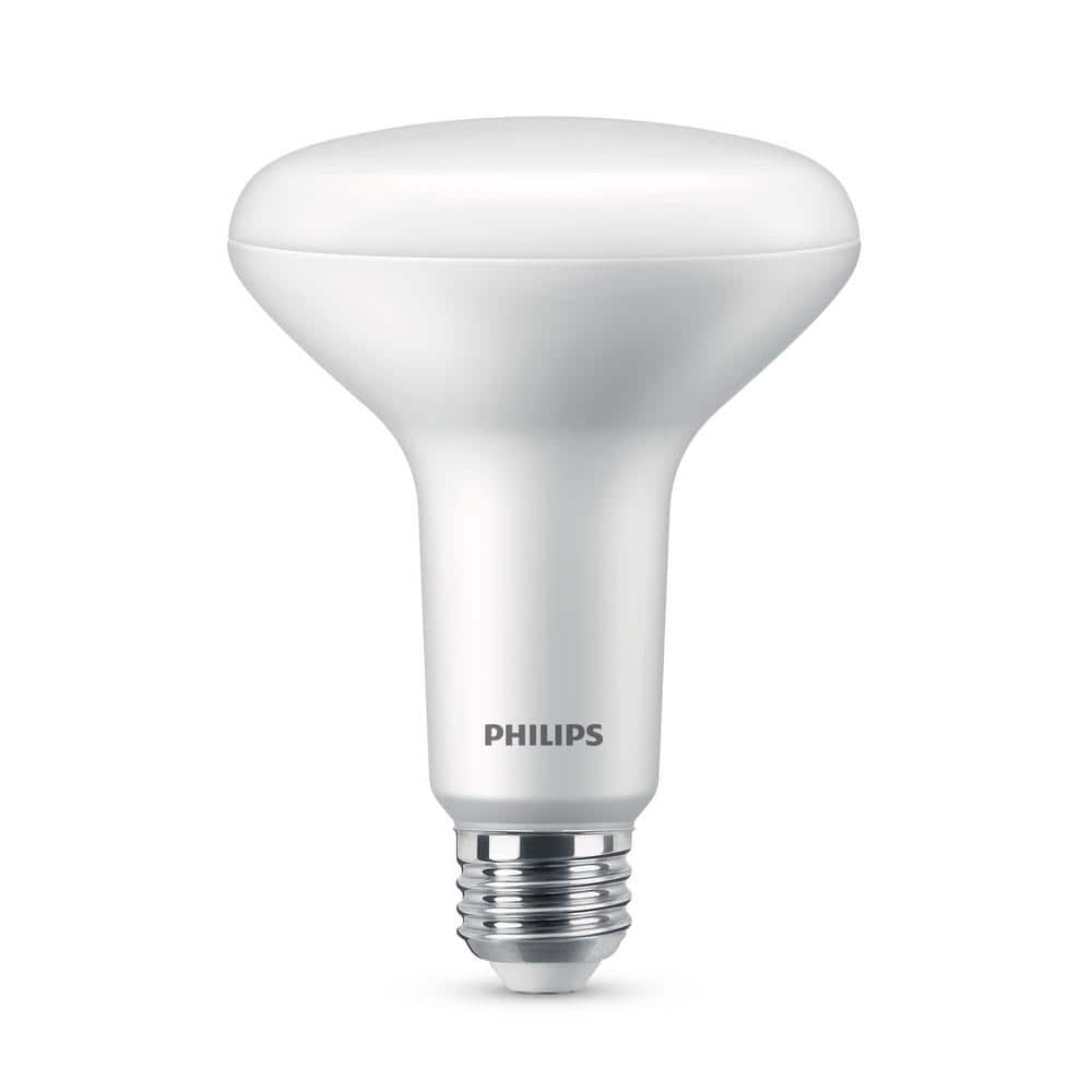 Philips 65-Watt Equivalent Warm Glow BR30 Dimmable LED Light Bulbs, Soft White, ENERGY STAR, Medium E26 Base (6-Pack)