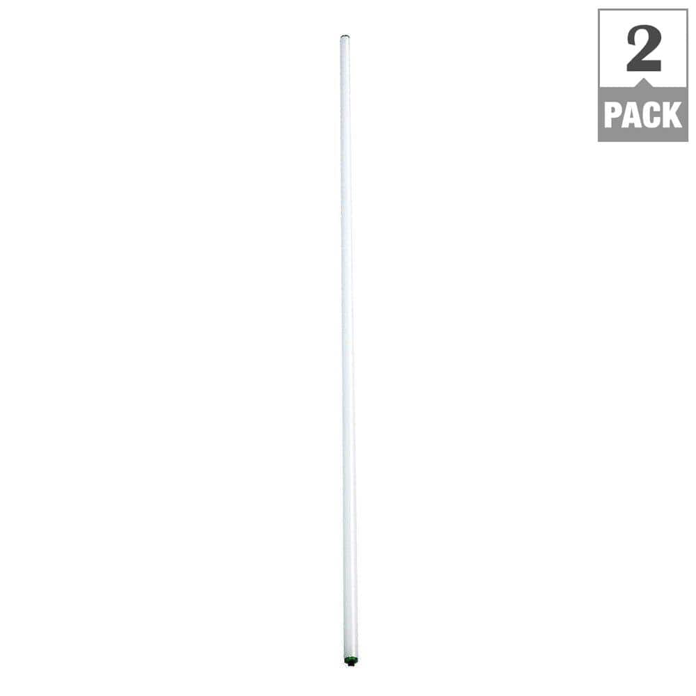 Philips 8 ft. 110-Watt T12 Cool White 4100K High Output Linear Fluorescent Tube Light Bulb (2-Pack)