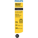Philips 21-Watt 34 in. Linear T5 Fluorescent Tube Light Bulb, Bright White (3000K)