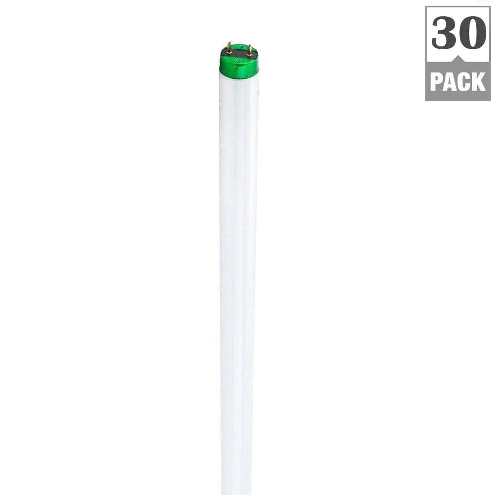 Philips 25-Watt 3 ft. T8 Alto II Linear Fluorescent Tube Light Bulb, Neutral 3500K (30-Pack)