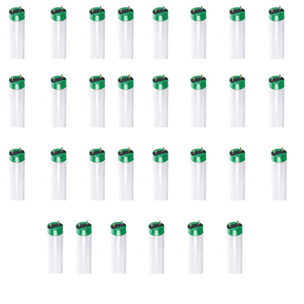 Philips 17-Watt 2 ft. Linear T8 Fluorescent Tube Light Bulb, Daylight 6500K, Alto II, 30-Pack