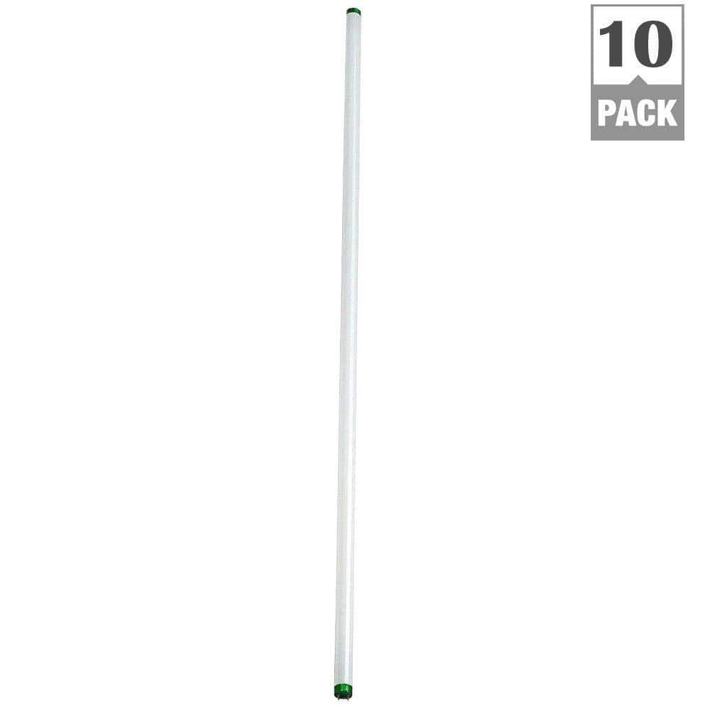 Philips 32-Watt 4 ft. Linear T8 Fluorescent Tube Light Bulb, Natural Daylight 5000K, 10-Pack