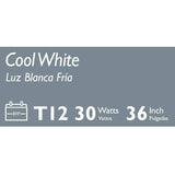 Philips 30-Watt 3 ft. Linear T12 ALTO Fluorescent Tube Light Bulb, Cool White 4100K