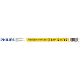 Philips 8-Watt 12 in. Linear T5 Fluorescent Tube Light Bulb, Bright White 3000K