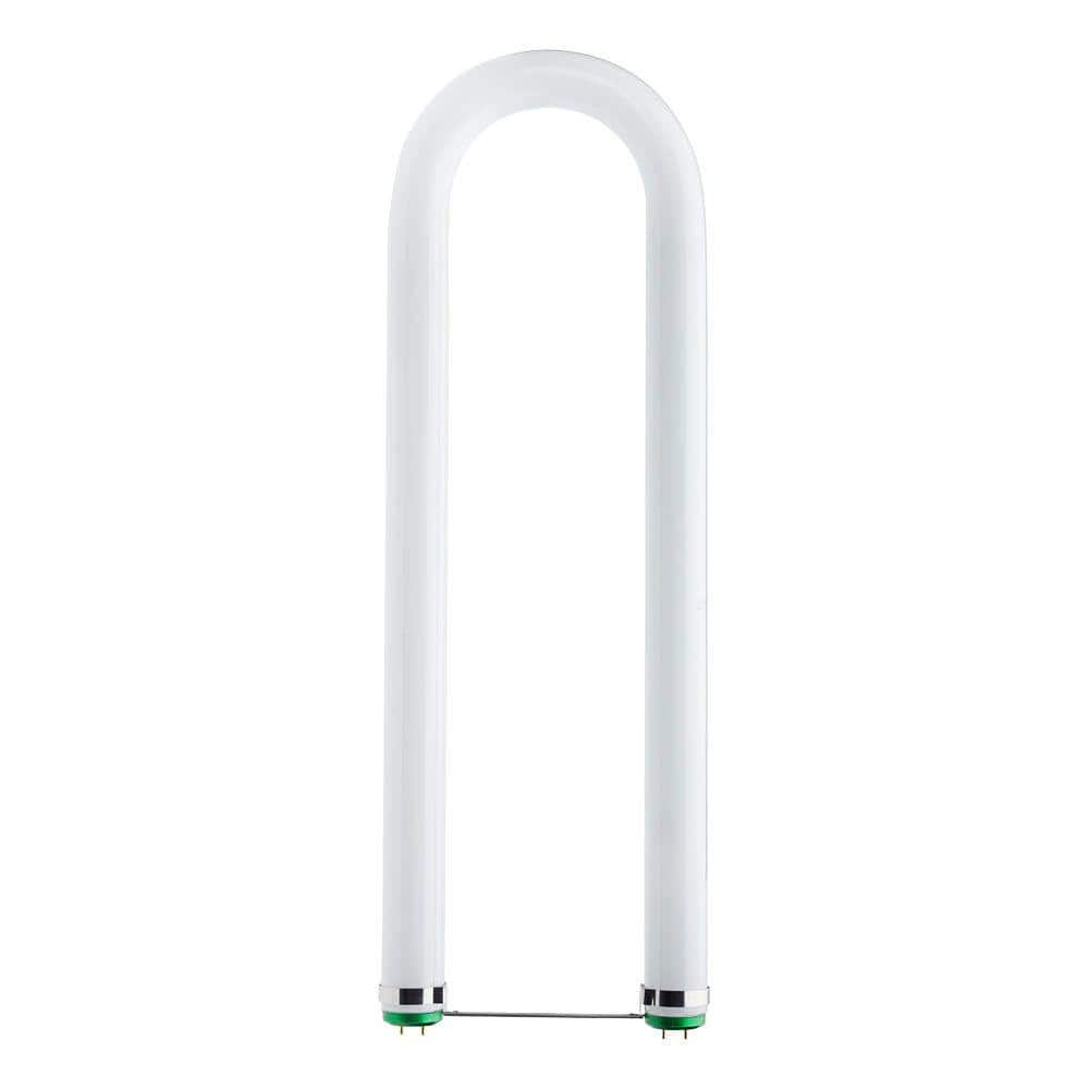 Philips 4 ft. 40-Watt Equivalent T12 Supreme (4100K) U-Bent Linear Fluorescent Tube Light Bulb, Cool White (12-Pack)