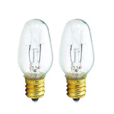 Philips 15-Watt C7.5 Incandescent Clear Candelabra Base Light Bulb (2-Pack)