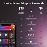 Philips Hue White BR30 LED 65W Equivalent Dimmable Smart Wireless Flood Light Bulb with Bluetooth (1-Pack)