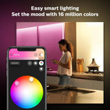 Philips Hue White and Color Ambiance Lightstrip Plus Smart LED, Dimmable, Bluetooth/Zigbee, 80 in (Base Kit)