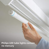 Philips 32W T8/40W T12 Equivalent 4 ft. Universal Fit LED Tube Light Bulbs, Daylight 5000K (2-Pack)