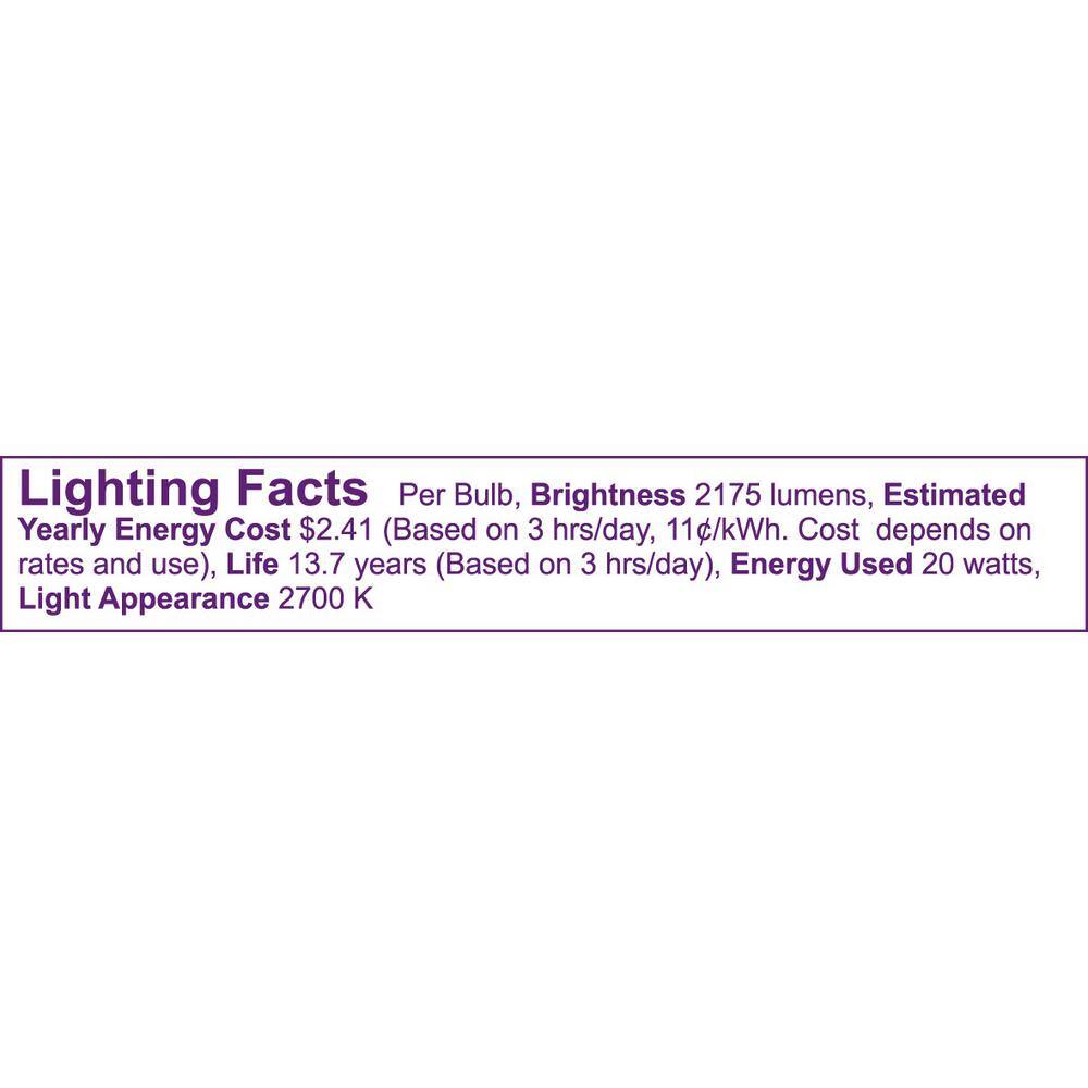 Philips 150-Watt Equivalent BR40 Dimmable LED Light Bulb with Warm Glow, Soft White 2700K (1 Bulb)