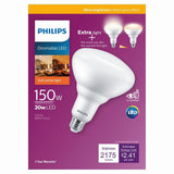 Philips 150-Watt Equivalent BR40 Dimmable LED Light Bulb with Warm Glow, Soft White 2700K (1 Bulb)