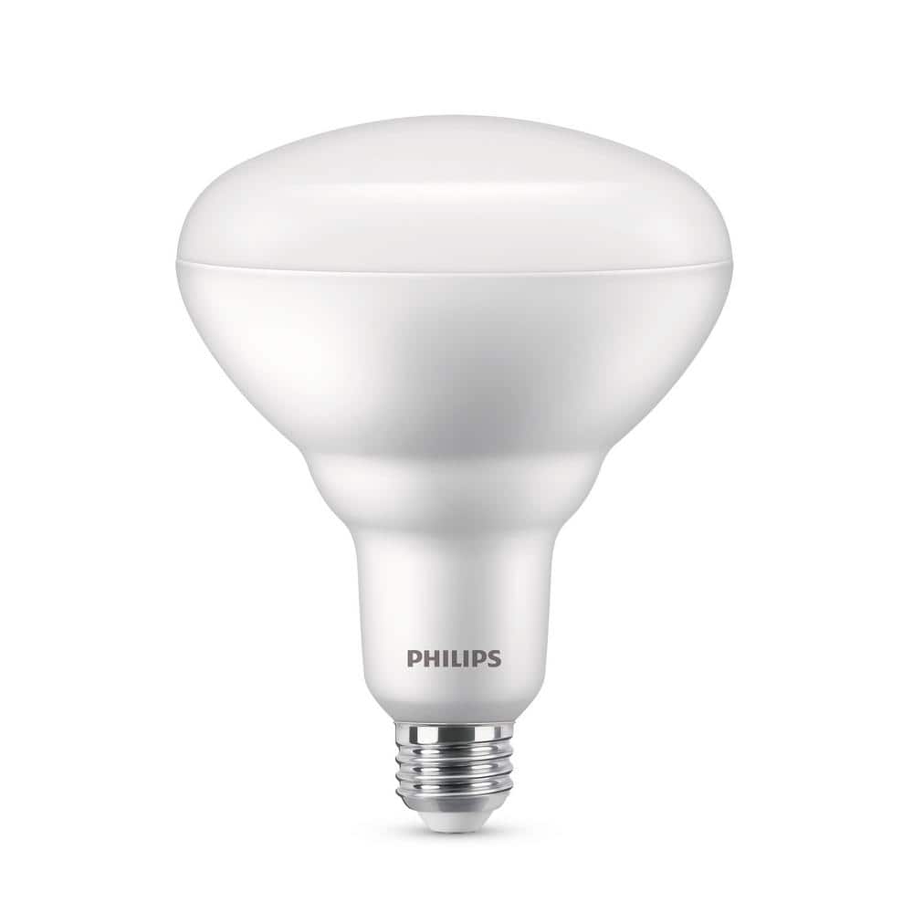 Philips 150-Watt Equivalent BR40 Dimmable LED Light Bulb with Warm Glow, Soft White 2700K (1 Bulb)
