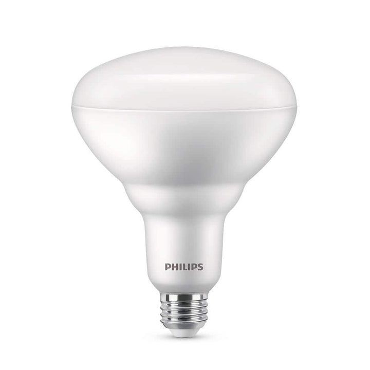 Philips 150-Watt Equivalent BR40 Dimmable LED Bulb with Warm Glow, Soft White 2700K, 4-Pack
