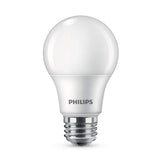 Philips 60-Watt Equivalent A19 Non-Dimmable Energy Saving Frosted Classic Glass LED Light Bulb, Soft White (2700K), 4-Pack