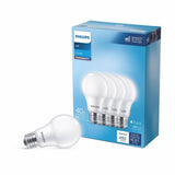 Philips 40-Watt Equivalent A19 Non‑Dimmable Energy‑Saving Frosted Classic Glass LED Light Bulb, Daylight 5000K (8‑Pack)