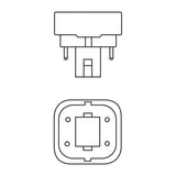 Philips 13-Watt Equivalent CFLni PL-C Light Bulb, 4-Pin G24q-1 Base, Cool White 4100K
