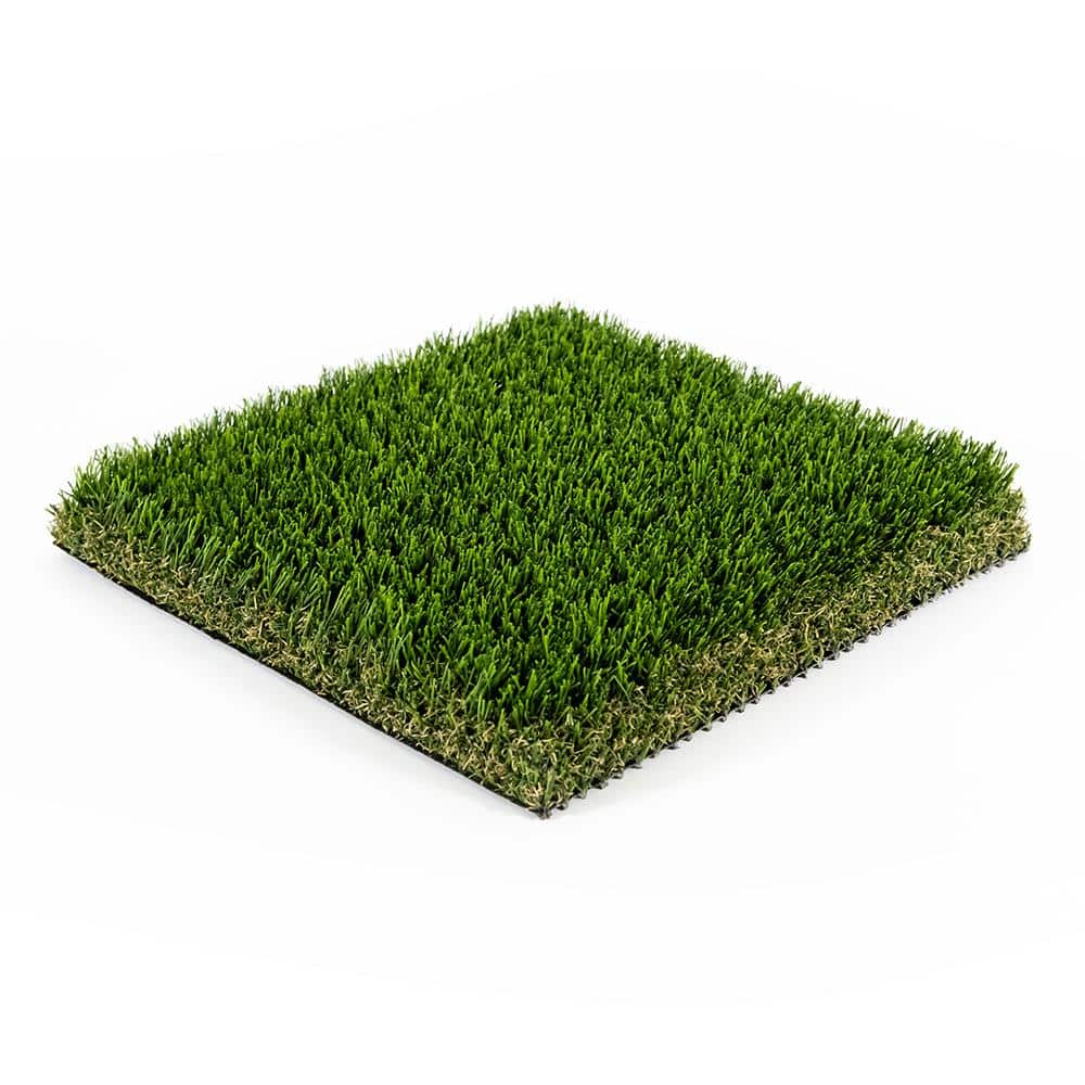 TURF DISTRIBUTORS Eco 108 Pine + Bamboo Green 15 ft. Wide x Cut to Length Green Artificial Grass Carpet